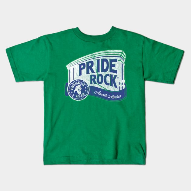 Pride Rock Asante Amber Kids T-Shirt by MagicalMeltdown